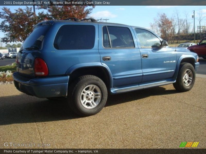 Atlantic Blue Metallic / Dark Slate Gray 2001 Dodge Durango SLT 4x4