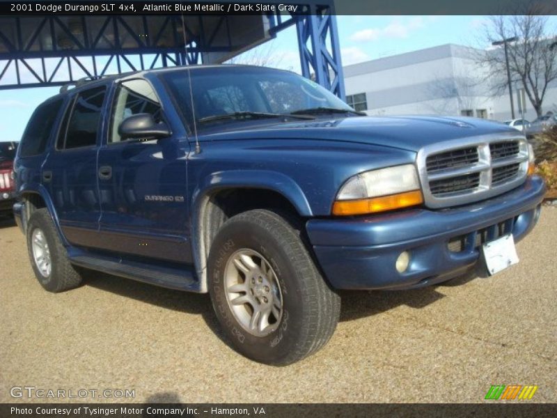Atlantic Blue Metallic / Dark Slate Gray 2001 Dodge Durango SLT 4x4