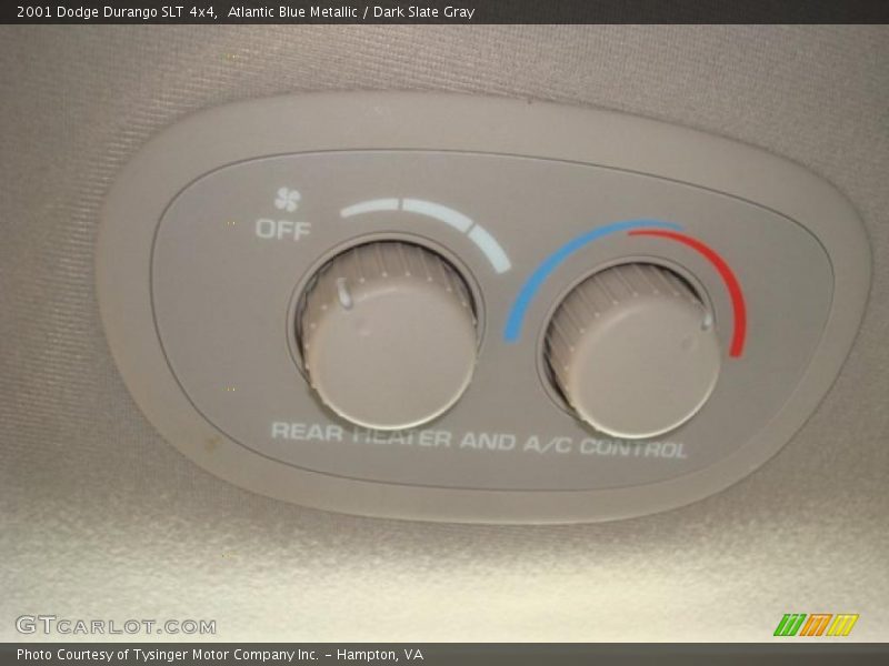 Atlantic Blue Metallic / Dark Slate Gray 2001 Dodge Durango SLT 4x4