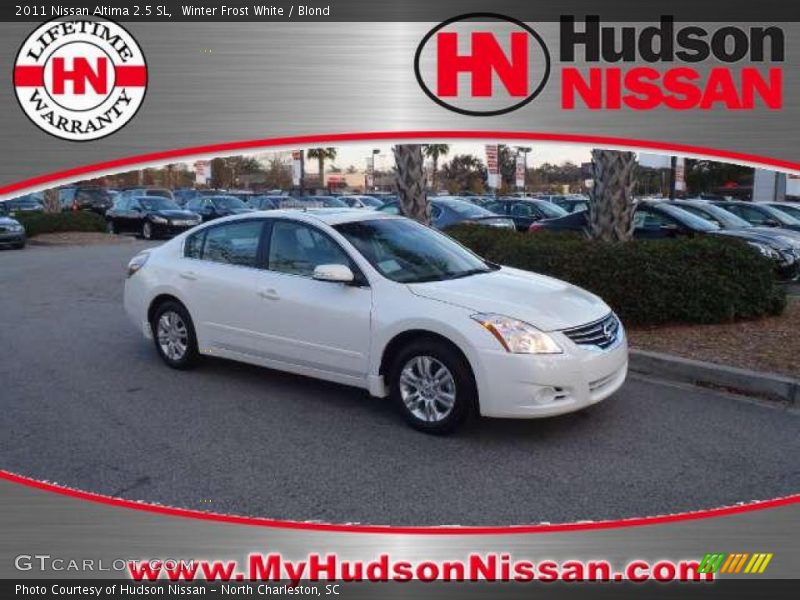 Winter Frost White / Blond 2011 Nissan Altima 2.5 SL
