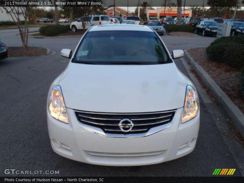 Winter Frost White / Blond 2011 Nissan Altima 2.5 SL
