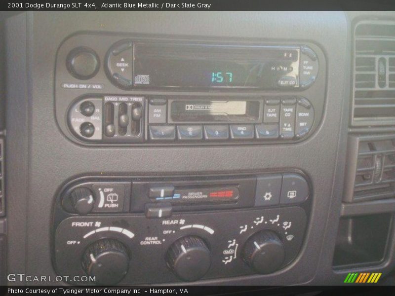 Atlantic Blue Metallic / Dark Slate Gray 2001 Dodge Durango SLT 4x4