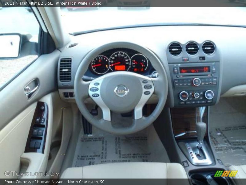 Winter Frost White / Blond 2011 Nissan Altima 2.5 SL