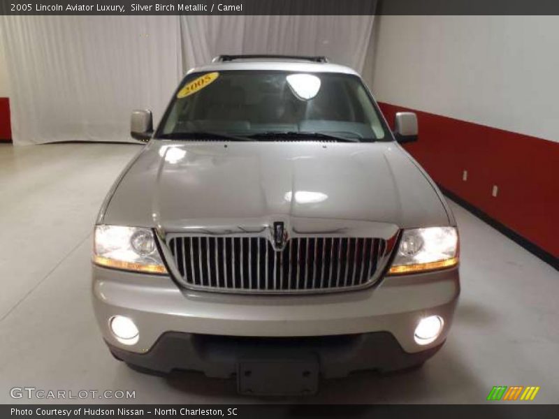 Silver Birch Metallic / Camel 2005 Lincoln Aviator Luxury