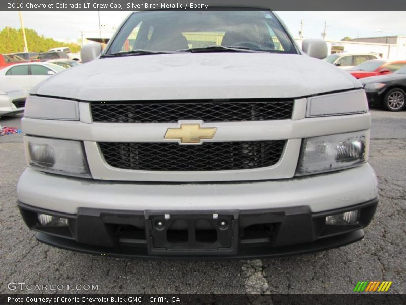 Silver Birch Metallic / Ebony 2010 Chevrolet Colorado LT Crew Cab