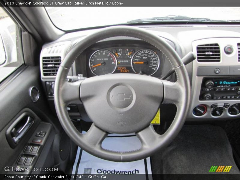 Silver Birch Metallic / Ebony 2010 Chevrolet Colorado LT Crew Cab