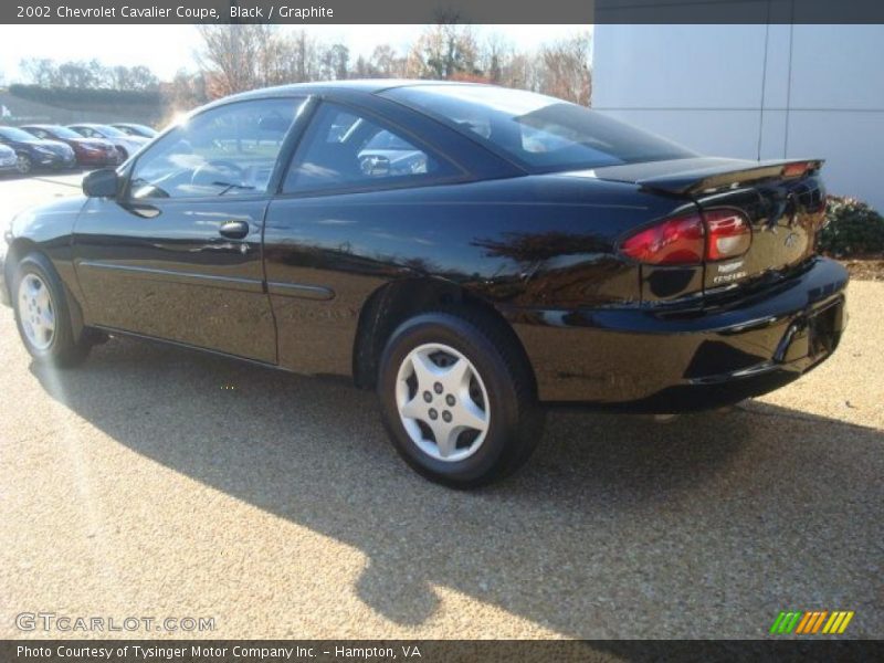 Black / Graphite 2002 Chevrolet Cavalier Coupe