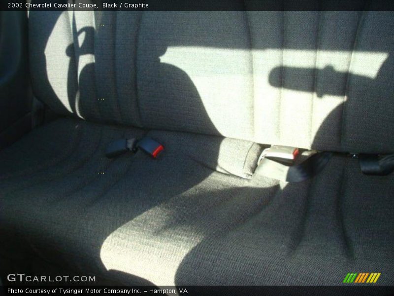 Black / Graphite 2002 Chevrolet Cavalier Coupe