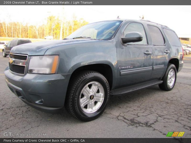 Blue Granite Metallic / Light Titanium 2009 Chevrolet Tahoe LT