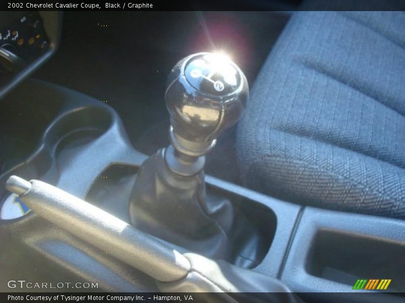 Black / Graphite 2002 Chevrolet Cavalier Coupe