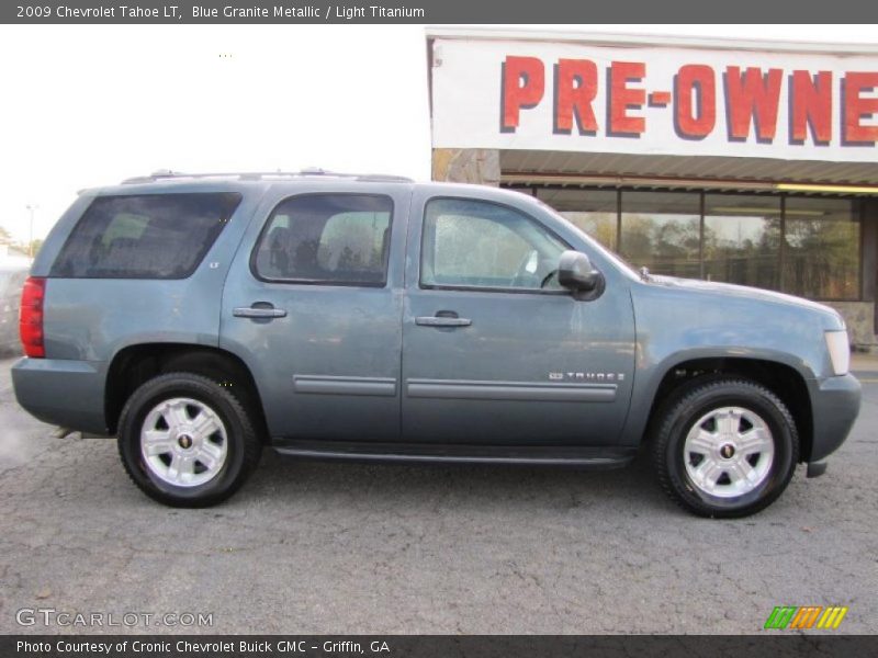 Blue Granite Metallic / Light Titanium 2009 Chevrolet Tahoe LT