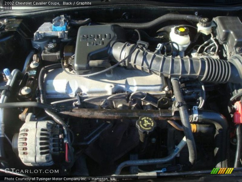 Black / Graphite 2002 Chevrolet Cavalier Coupe