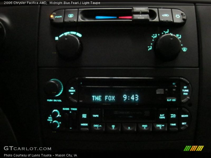 Midnight Blue Pearl / Light Taupe 2006 Chrysler Pacifica AWD