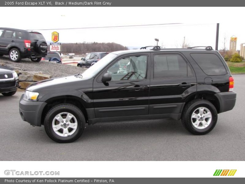 Black / Medium/Dark Flint Grey 2005 Ford Escape XLT V6