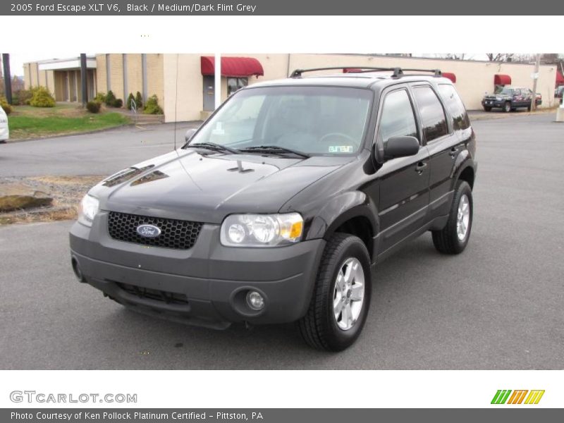 Black / Medium/Dark Flint Grey 2005 Ford Escape XLT V6
