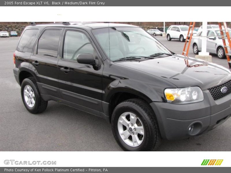Black / Medium/Dark Flint Grey 2005 Ford Escape XLT V6