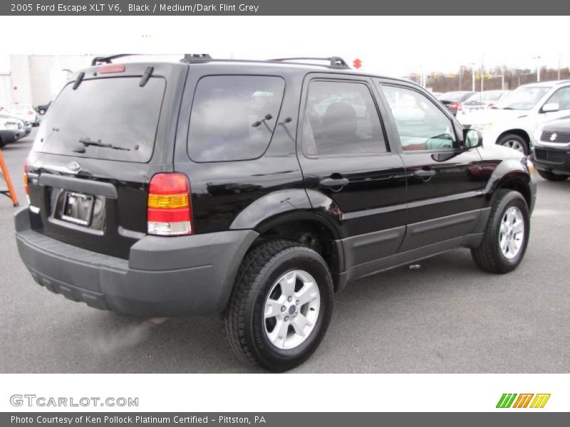 Black / Medium/Dark Flint Grey 2005 Ford Escape XLT V6