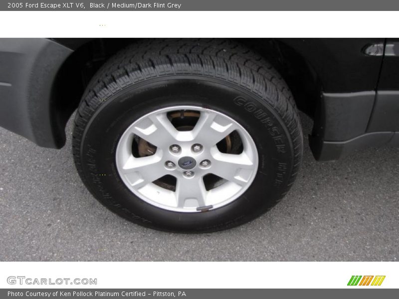 Black / Medium/Dark Flint Grey 2005 Ford Escape XLT V6
