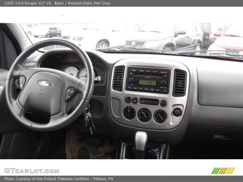 Black / Medium/Dark Flint Grey 2005 Ford Escape XLT V6
