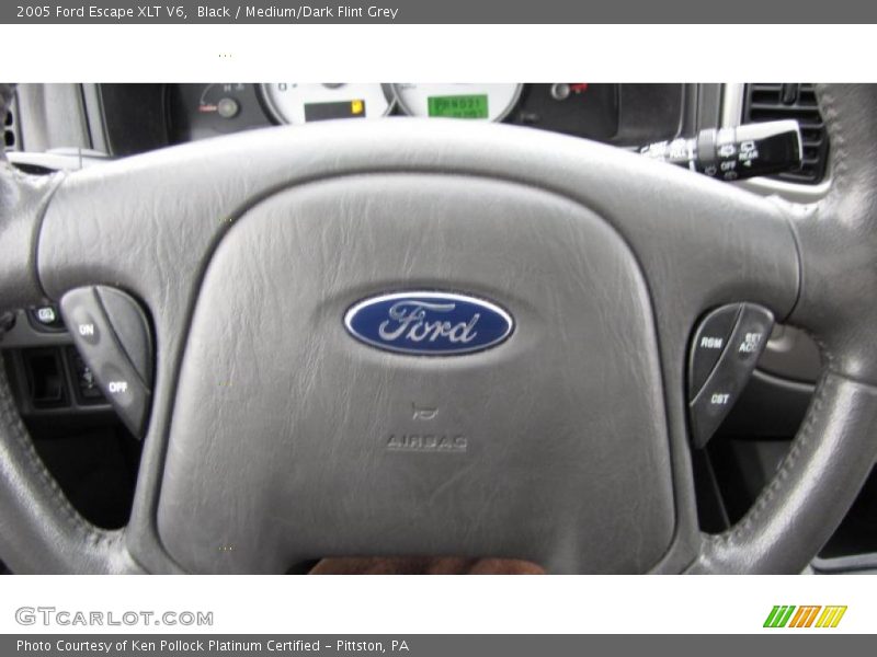 Black / Medium/Dark Flint Grey 2005 Ford Escape XLT V6