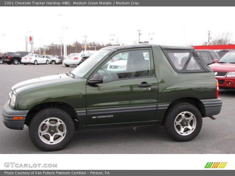  2001 Tracker Hardtop 4WD Medium Green Metallic