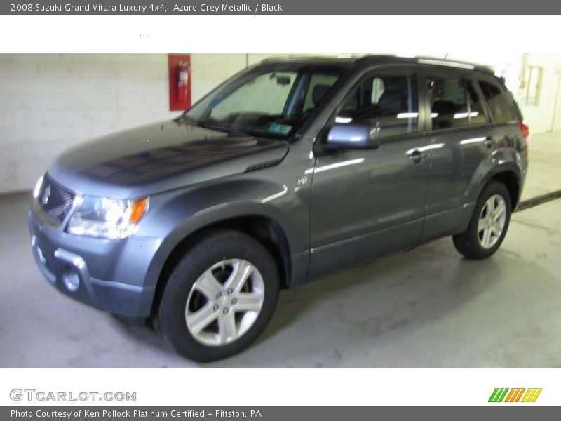 Azure Grey Metallic / Black 2008 Suzuki Grand Vitara Luxury 4x4