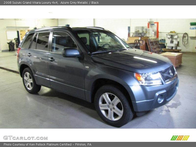 Azure Grey Metallic / Black 2008 Suzuki Grand Vitara Luxury 4x4