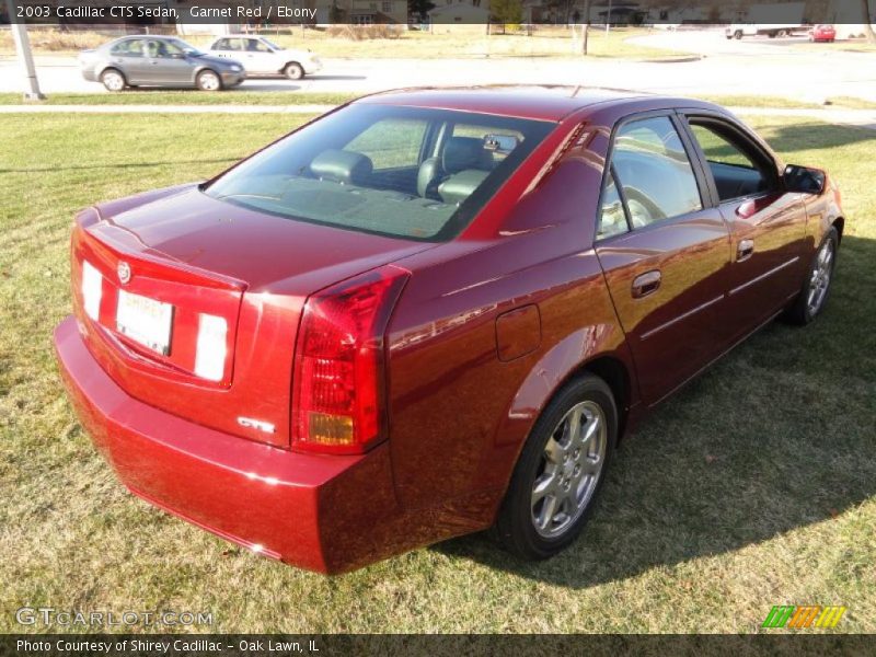 Garnet Red / Ebony 2003 Cadillac CTS Sedan