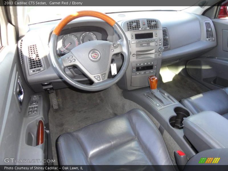 Garnet Red / Ebony 2003 Cadillac CTS Sedan