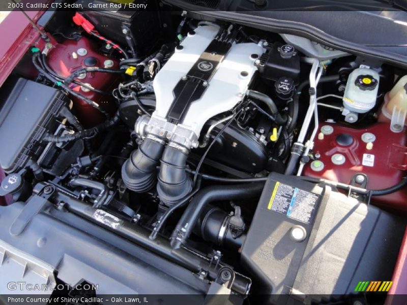 Garnet Red / Ebony 2003 Cadillac CTS Sedan