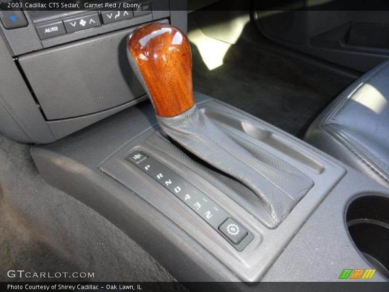 Garnet Red / Ebony 2003 Cadillac CTS Sedan