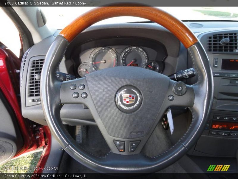 Garnet Red / Ebony 2003 Cadillac CTS Sedan