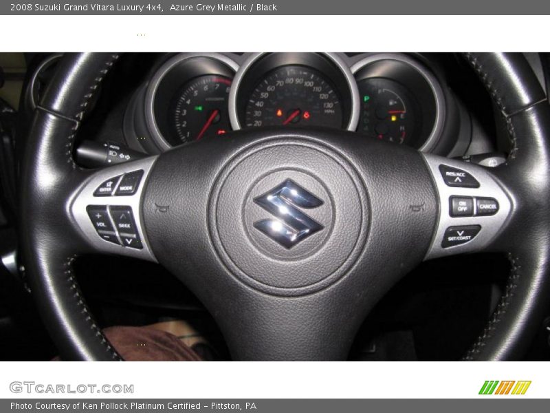 Azure Grey Metallic / Black 2008 Suzuki Grand Vitara Luxury 4x4