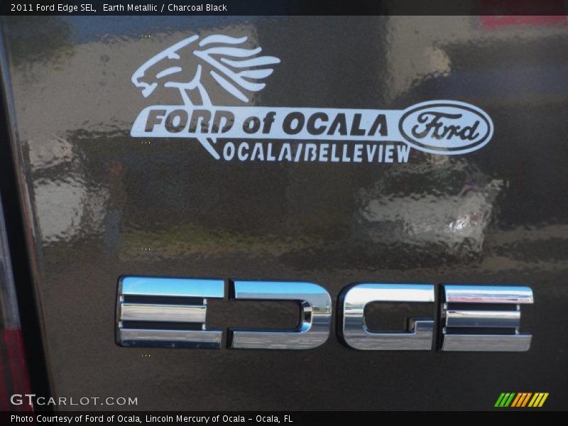 Earth Metallic / Charcoal Black 2011 Ford Edge SEL