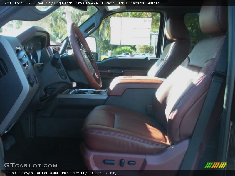  2011 F350 Super Duty King Ranch Crew Cab 4x4 Chaparral Leather Interior