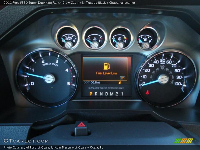  2011 F350 Super Duty King Ranch Crew Cab 4x4 King Ranch Crew Cab 4x4 Gauges
