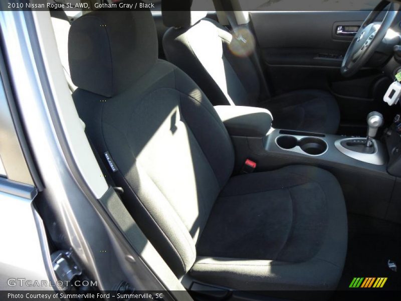 Gotham Gray / Black 2010 Nissan Rogue SL AWD