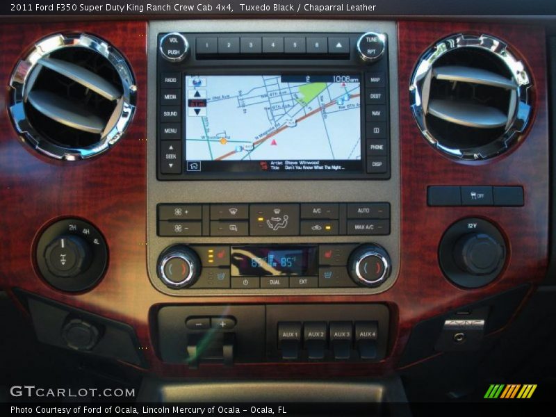 Navigation of 2011 F350 Super Duty King Ranch Crew Cab 4x4