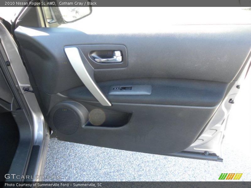 Gotham Gray / Black 2010 Nissan Rogue SL AWD