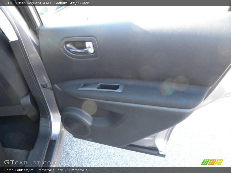 Gotham Gray / Black 2010 Nissan Rogue SL AWD