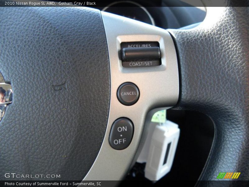Gotham Gray / Black 2010 Nissan Rogue SL AWD