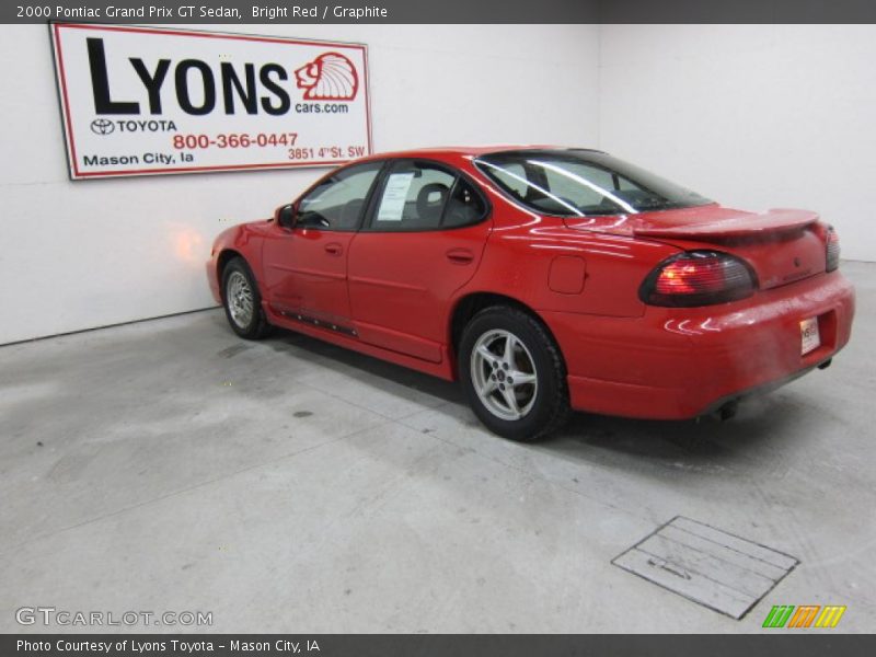 Bright Red / Graphite 2000 Pontiac Grand Prix GT Sedan
