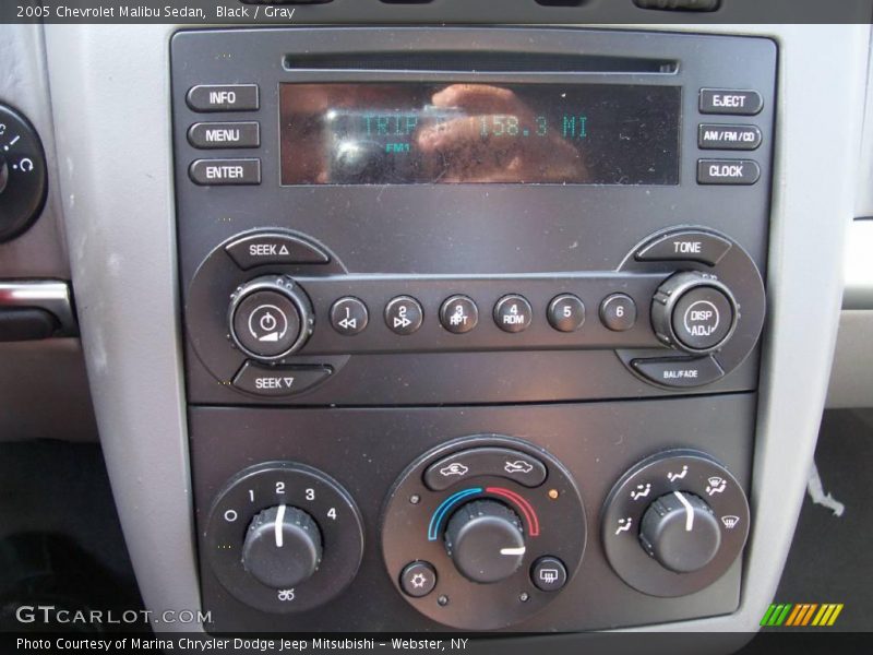 Black / Gray 2005 Chevrolet Malibu Sedan