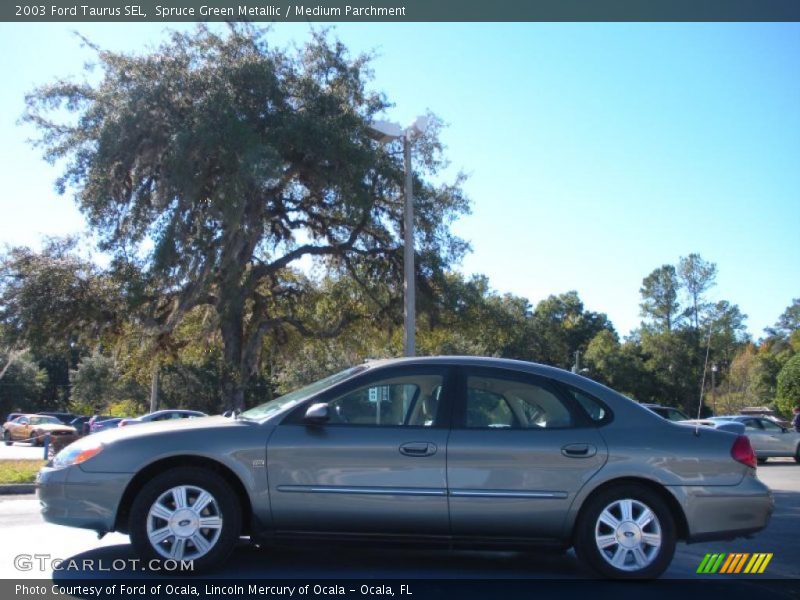 Spruce Green Metallic / Medium Parchment 2003 Ford Taurus SEL