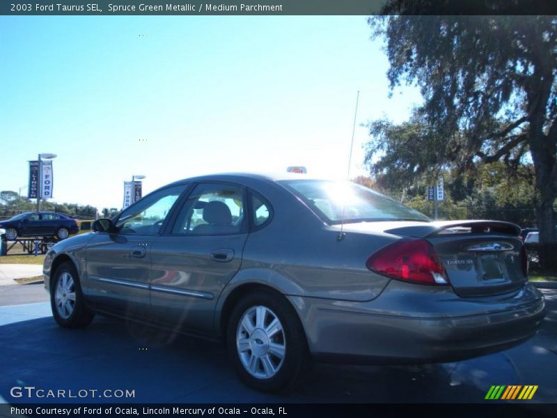 Spruce Green Metallic / Medium Parchment 2003 Ford Taurus SEL