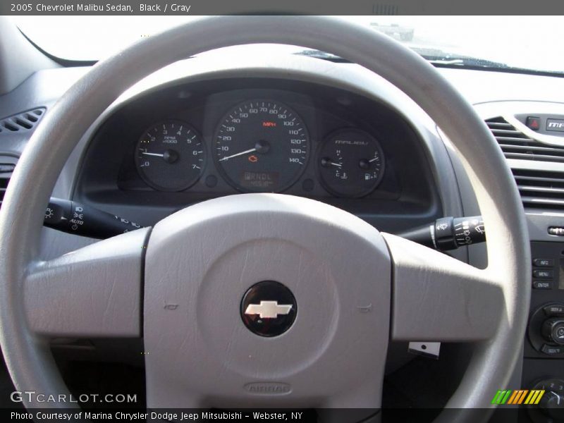 Black / Gray 2005 Chevrolet Malibu Sedan