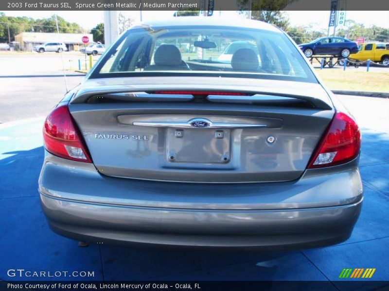 Spruce Green Metallic / Medium Parchment 2003 Ford Taurus SEL