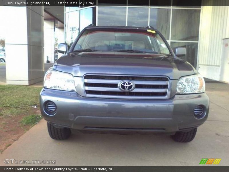 Bluestone Metallic / Gray 2005 Toyota Highlander I4