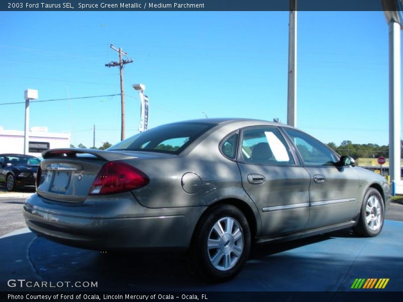 Spruce Green Metallic / Medium Parchment 2003 Ford Taurus SEL