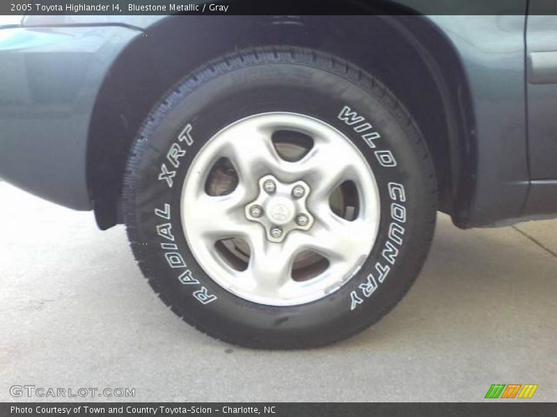 Bluestone Metallic / Gray 2005 Toyota Highlander I4